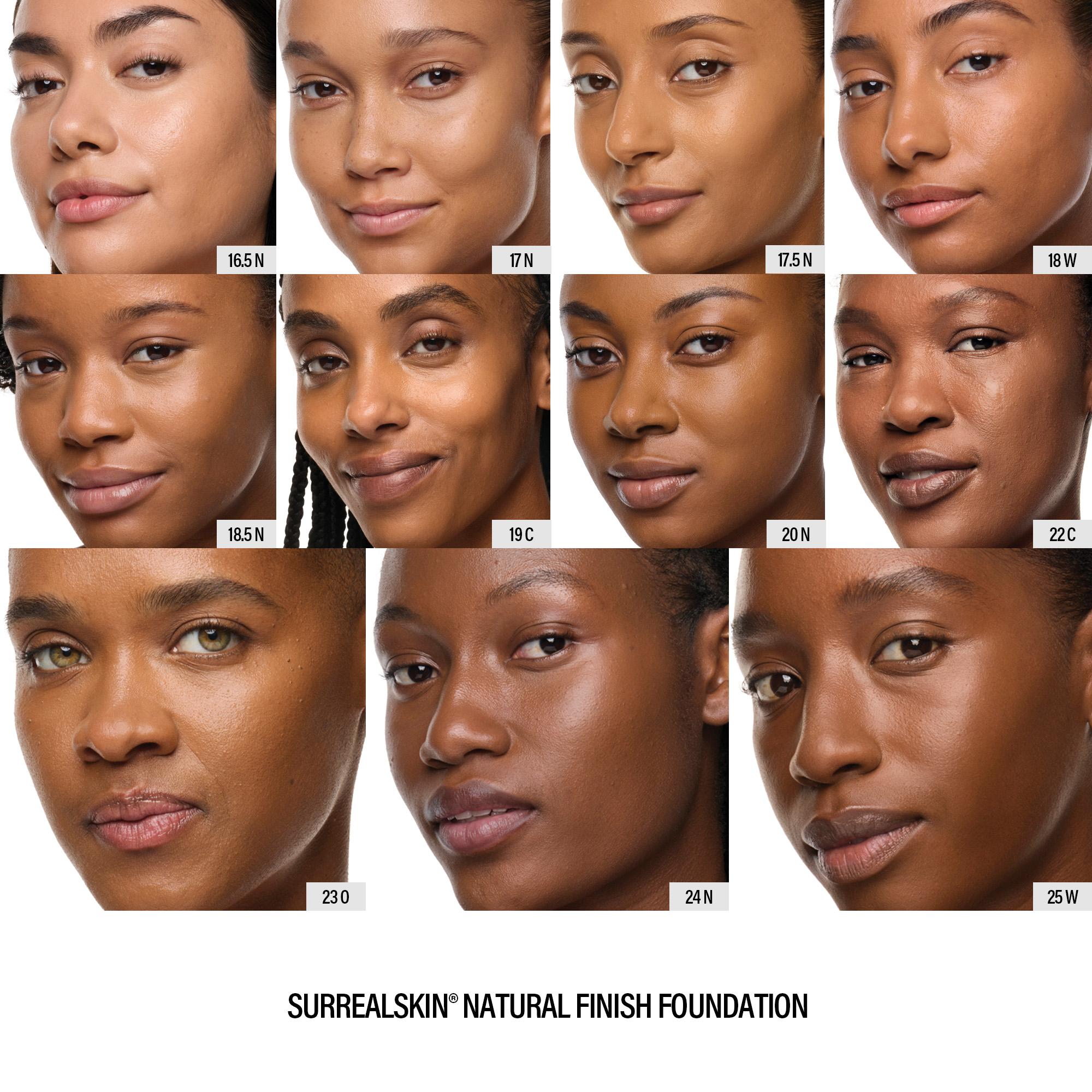 SURREALSKIN® NATURAL FINISH FOUNDATION (BASE DE LARGA DURACIÓN CON ACABADO NATURAL)